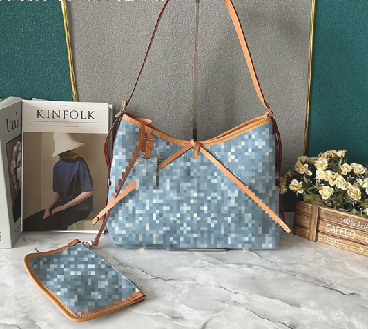 LV- Denim Shoulder Purse